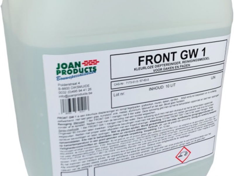 FRONT GW 1 Gevelreinigingsproducten - Joan Products